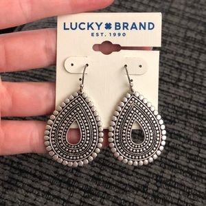 Silver Teardrop Earrings